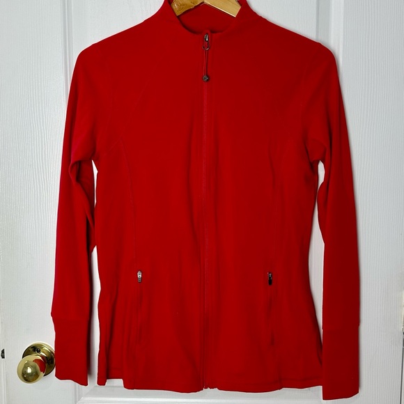 Tuff Veda Jackets & Blazers - Tuff Veda Red Full Zip Athletic Jacket Women’s Size Small #221